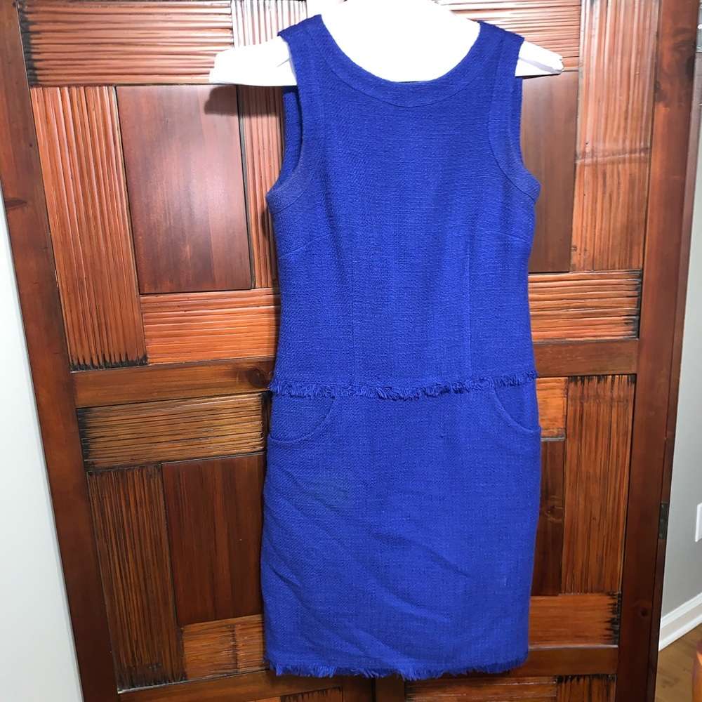 Blue Calvin Klein Sheath Dress